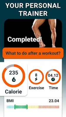 Leg Workouts android App screenshot 1